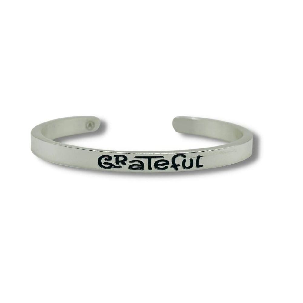 Alisa Michelle - Silver Cuff - Grateful - NWT